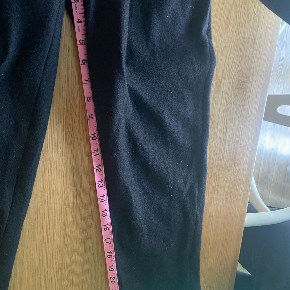 Amomento size 0 black wool pants in nice condition - Picture 7 of 9